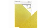 5 fogli A4 Carta Glitterata Tonic Glitter Card Sherbert Lemon 250gsm
