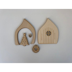 Sagoma legno PORTA DEGLI GNOMI