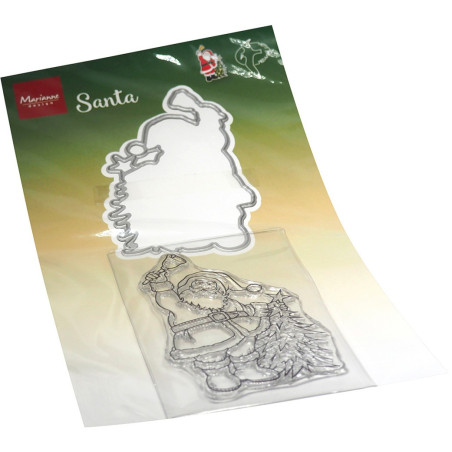 Marianne Design Clear Stamps & Die Set Hetty's Santa