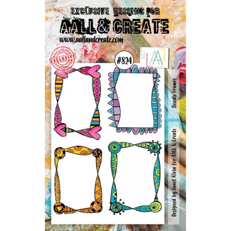 AALL & Create Stamp Set A6 824 Doodle Frames