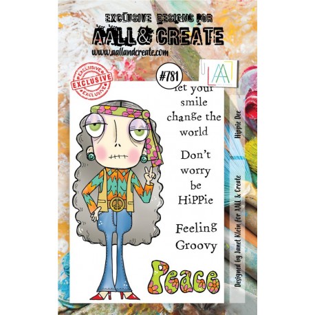 AALL & Create Stamp Set 781 Hippie Dee