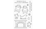 My Favorite Things Holly Jolly Santa Clear Stamps