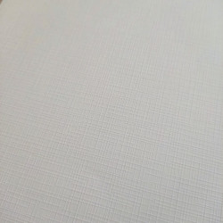 Cartoncino effetto LINO WHITE 240 gms 30x30cm