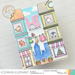 Mama Elephant HEY NEIGHBOR Clear Stamp