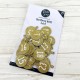 MODASCRAP CHIPBOARD - CHRISTMAS BALL GOLD MSCBO-001