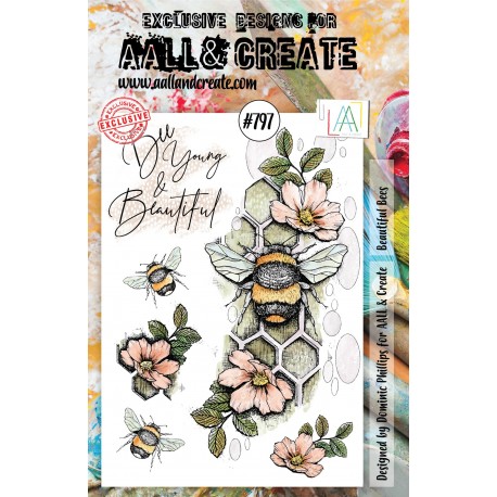 AALL & Create Stamp Set A5 Beautiful Bees 797