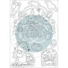 Craft Consortium Happy Harvest Apples Clear Stamps