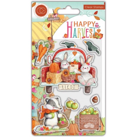 Craft Consortium Happy Harvest Apples Clear Stamps
