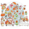 Craft Consortium Happy Harvest Chipboard Ephemera