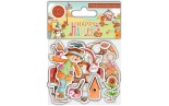 Craft Consortium Happy Harvest Chipboard Ephemera 30pz