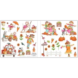 Craft Consortium Happy Harvest Paper Pad 15x15cm
