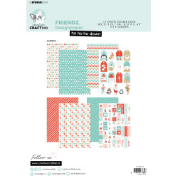 StudioLight Friendz Design Paper Ho Ho Ho Down