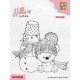 Nellie's Choice Clearstamp Winter Friends Cuties