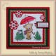 Nellie's Choice Clearstamp Christmas Umbrella Cuties