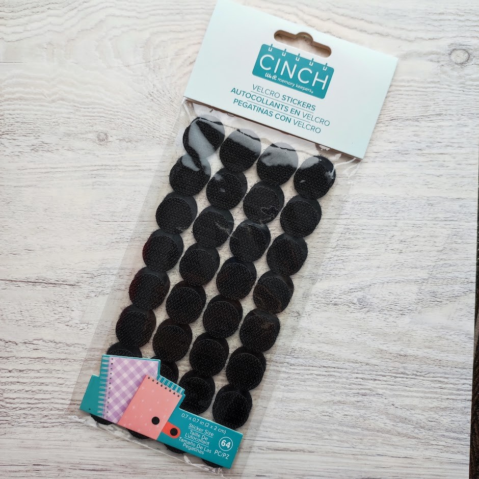 We R Cinch Velcro Stickers - Applicazioni in velcro rotonde 2cm x64