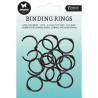 StudioLight Essentials Binding Rings NERI 12pz