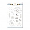 PaperNova Design Harmony Anemones Clear Stamp
