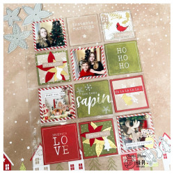 HA-PI Little Fox FALALA Poinsettias Die Set