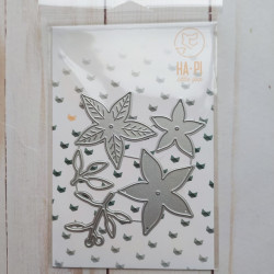 HA-PI Little Fox FALALA Poinsettias Die Set