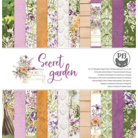 Piatek SECRET GARDEN Paper Pad 30x30cm