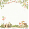 Foglio Piatek Paper WOODLAND CUTIES 01 30x30cm