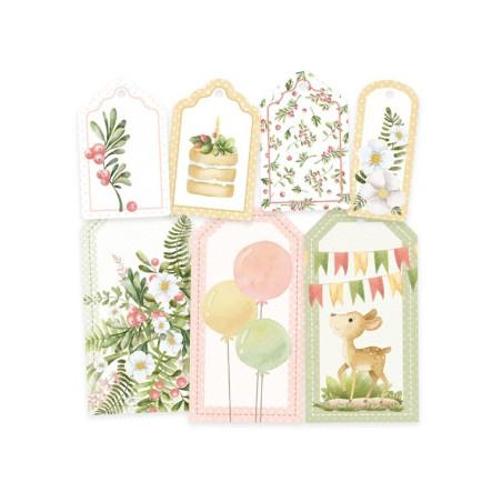 Piatek Decorative Tags WOODLAND CUTIES 03 7pz