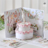 Piatek13 Light Chipboard Embellishments WOODLAND CUTIES - BIRTHDAY CAKE