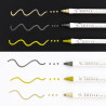 Nuvo Dual Tip Dot Markers Metallic