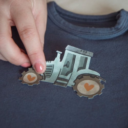 5 fogli A4 Transfer Paper su colori scuri