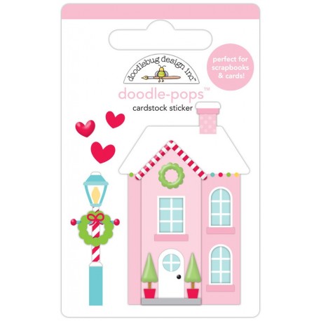 Doodlebug Design Sugarplum Street Doodle-Pops 3D Stickers