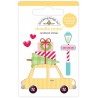 Doodlebug Design Cany Cane Lane Doodle-Pops 3D Stickers