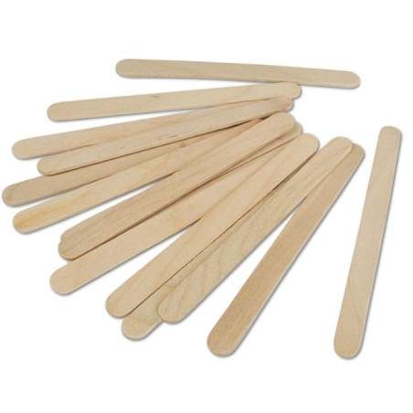 36 Stecche di legno naturale JUMBO
