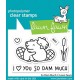 LAWN FAWN So Dam Much Clear Stamp
