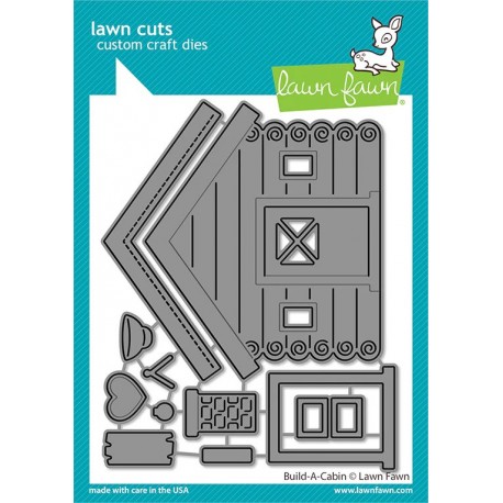 LAWN FAWN Build-A-Cabin Cuts