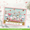 LAWN FAWN Heart Garland Backdrop Landscape Cuts