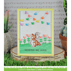 LAWN FAWN Heart Garland Backdrop Portrait Cuts