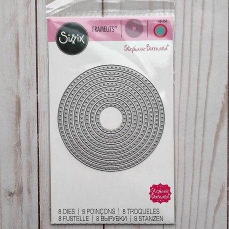 Framelits Die Set 8pz - Circles Dotted 661560