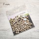 Craftemotions Wooden Round Beads 8 mm 100pz
