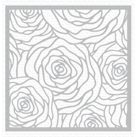 My Favorite Things Roses All Around Stencil