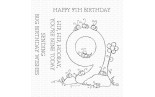 My Favorite Things Number Fun 9 Clear Stamps