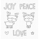 My Favorite Things Reindeer Love Clear Stamps