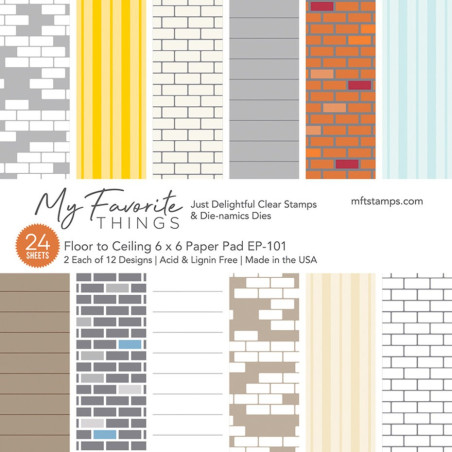 My Favorite Things Floor to Ceiling Paper Pad 15x15cm