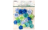 StudioLight Paper Flowers Jenine‘s Mindful Blues & Greens Art nr.08