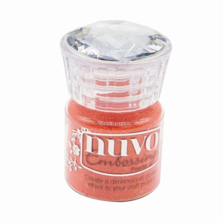 NUVO EMBOSSING POWDER - Coral Chic