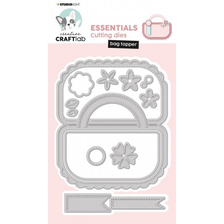 StudioLight Cutting Dies Essentials Bag Topper nr.468