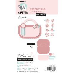 StudioLight Cutting Dies Essentials Bag Topper nr.468