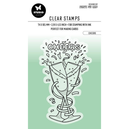 StudioLight Clear Stamp nr.353 Cheers