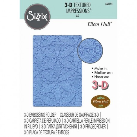 3-D Textured Impressions Embossing Folder - Tablecloth 666154