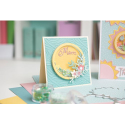 3-D Textured Impressions Embossing Folder - Flowing Waves 666051