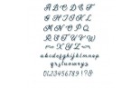 Thinlits Die - Scripted Alphabet 666127